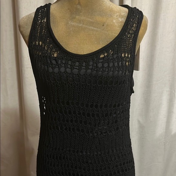 Theory Black Sleeveless Scoop Neck Maxi Gown - Picture 3 of 14